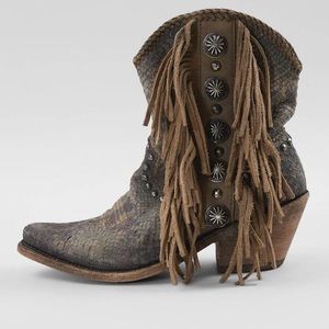 Liberty Black Susannah leather ankle boot sz. 6